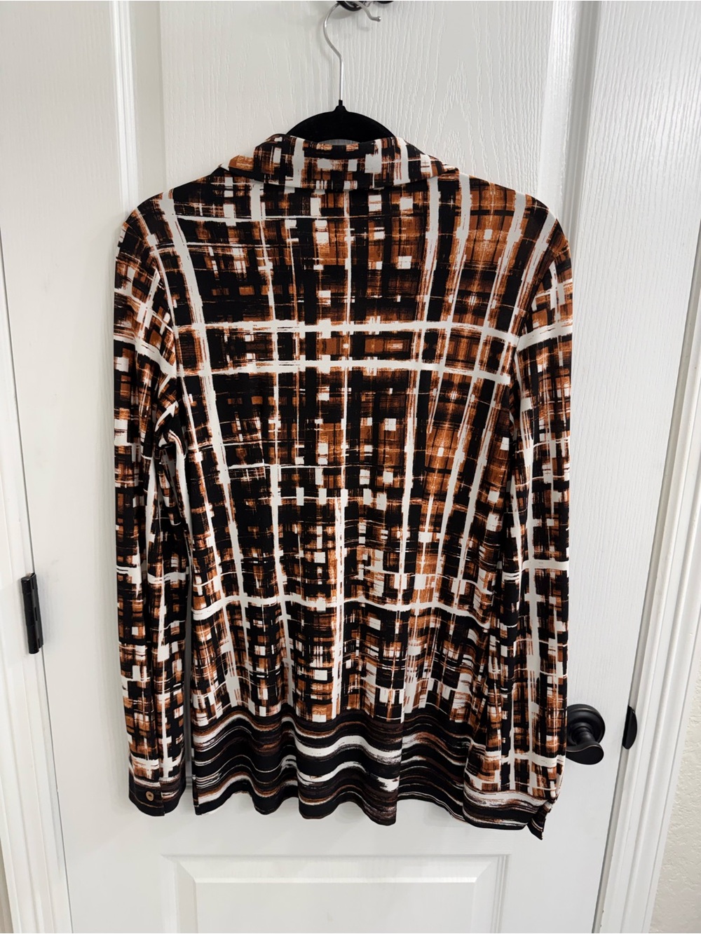 Joseph Ribkoff Joseph Ribkoff Check Print Blouse - Picture 6 of 6